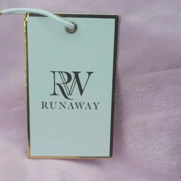 Runaway The Label Astrid Top and Mini Skirt Set In Bubble Gum Pink. Size XS. NEW - Picture 7 of 10